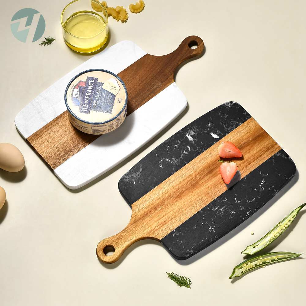 Marble Serving Board - Jaswehome Talenan Marmer Dapur Kayu Papan