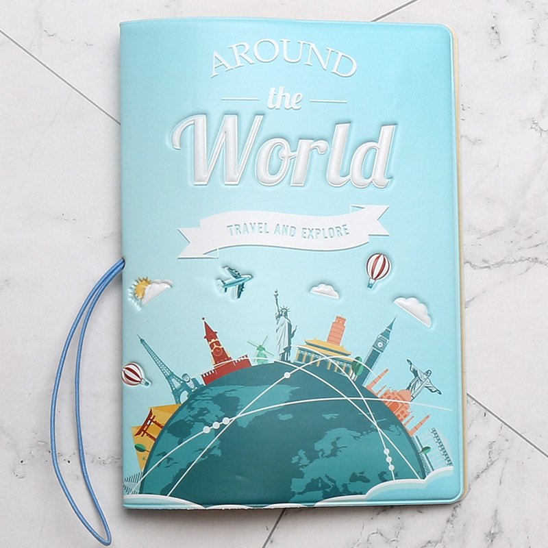 Leather Passport Cover - Dompet Sampul Paspor Kreatif untuk Pria