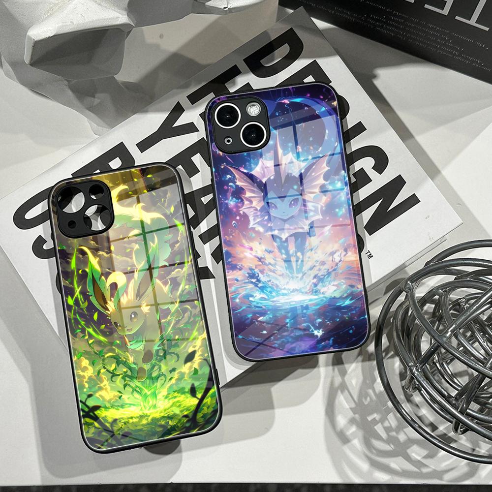 Apple Iphone 15 Pro Max - Casing Ponsel P-Pokemons Pelindung Kaca Tempered