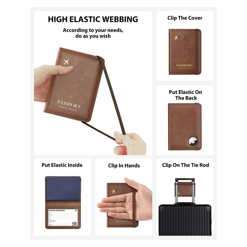 ABRT-Pemegang Paspor Dengan Pe - Leather Passport Cover ulasan dan harga
