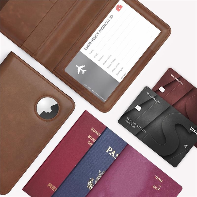 ABRT-Pemegang Paspor Dengan Pe - Leather Passport Cover ulasan dan harga