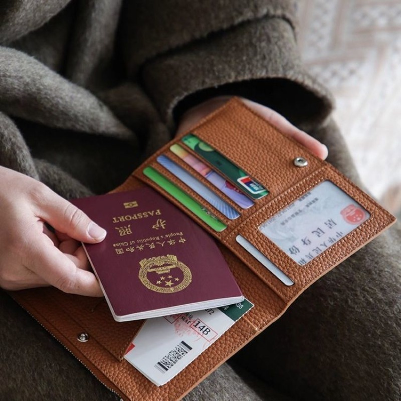 Dompet Paspor Kulit Anti Air,  - Leather Passport Cover ulasan dan harga