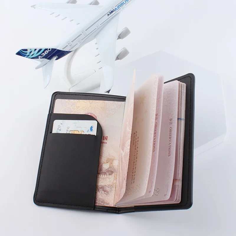 Tas penyimpan paspor kulit PU, - Leather Passport Cover ulasan dan harga