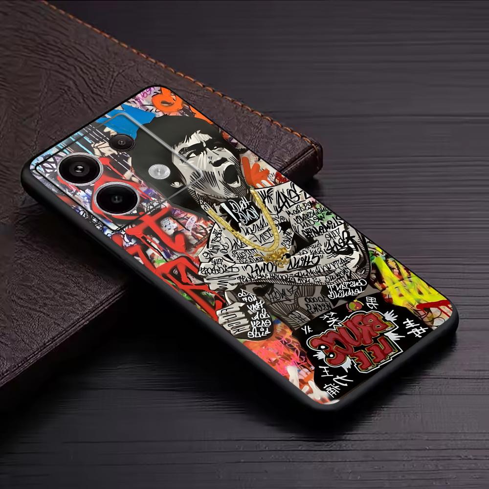 Casing Ponsel Seni Grafiti Ban - Xiaomi Redmi Note 13 ulasan dan harga