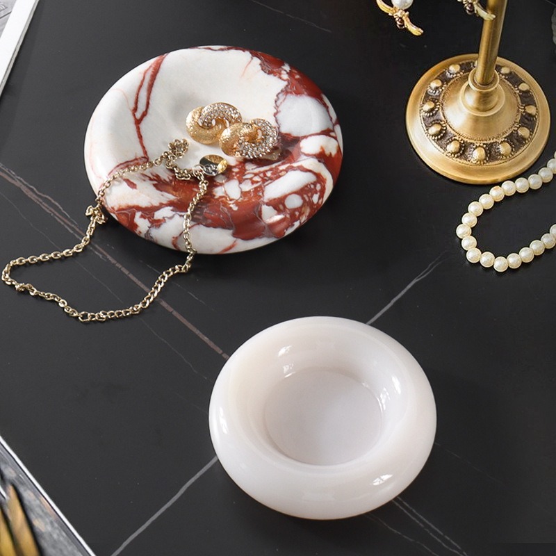 Nampan Marmer Alami Gaya Wabi  - Marble Serving Board ulasan dan harga