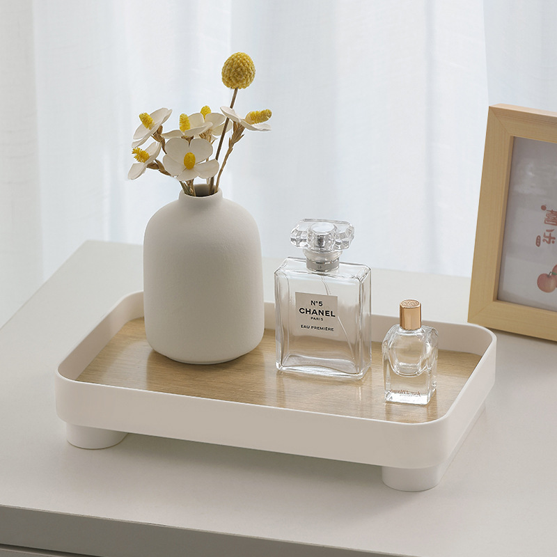 Baki Penyimpanan Desktop Kayu  - Marble Serving Board ulasan dan harga