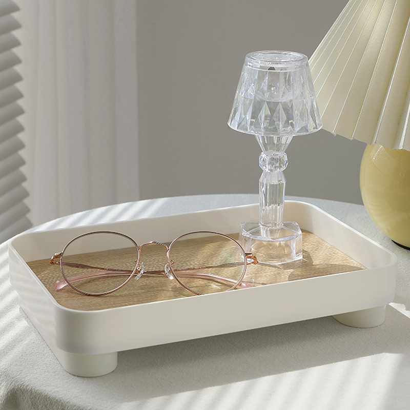 Baki Penyimpanan Desktop Kayu  - Marble Serving Board ulasan dan harga