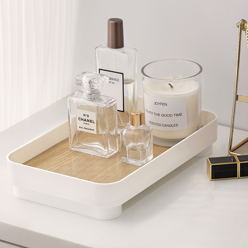 Baki Penyimpanan Desktop Kayu  - Marble Serving Board ulasan dan harga